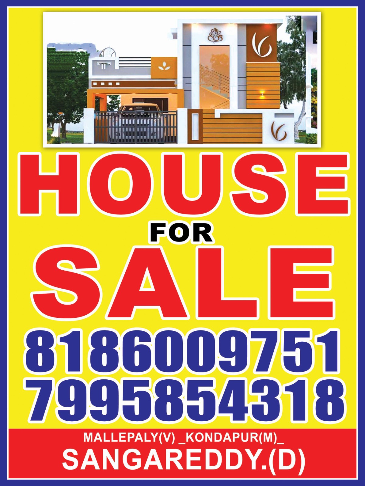 Independent Houses at Mallepally, Kondapur